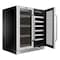 Whynter 30 in Built-In French Door Dual Zone Wine Refrigerator/Beverage Center BWB-3388FDS - alternate 6